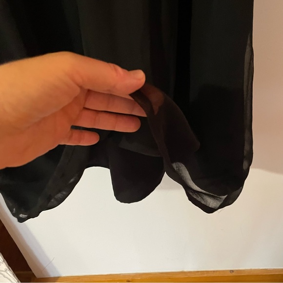 Kimchi Blue Women's 6 Black Lace Short Sleeve Lined Dress - Picture 9 of 10